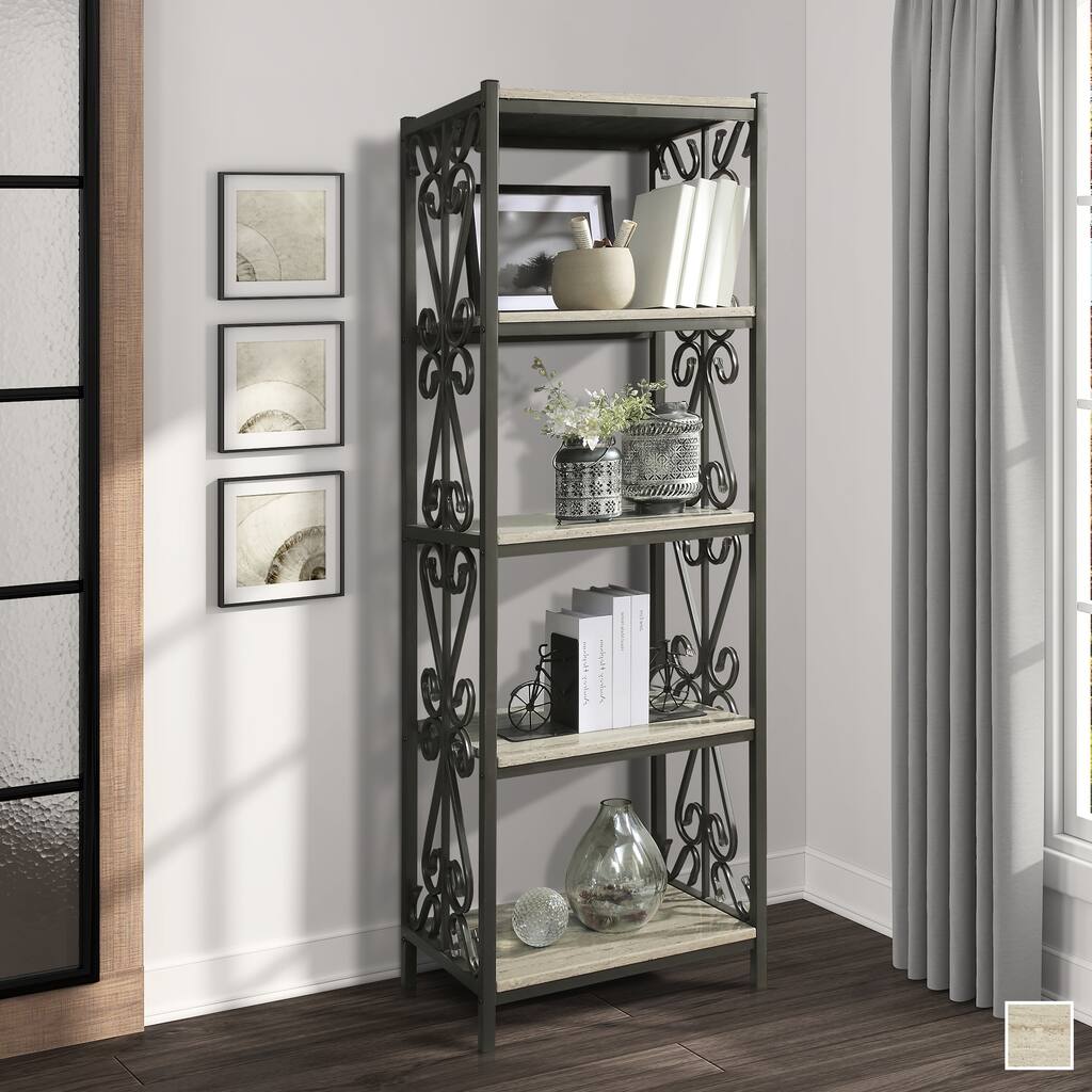 Rossi 4-Tier Bookshelf