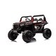 preview thumbnail 8 of 25, 12V 4WD Ride-On Car with Leather Seat, One-Button Start, High-Low Speed, Music & Power Display - Premium Ride Black