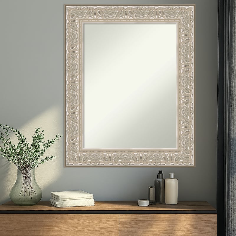 Luxe Non-Beveled Framed Wall Mirror