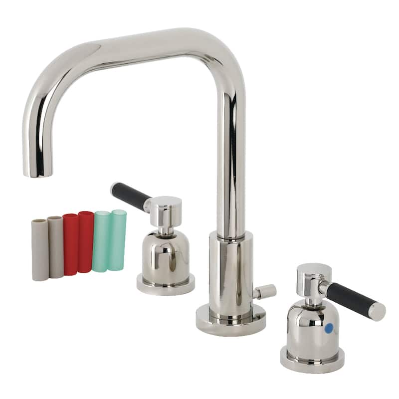 Kaiser 8 in. Widespread Bathroom Faucet - Polished Nickel