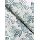 preview thumbnail 4 of 5, A-Street Prints Beach Rose Teal Floral Fruits Wallpaper