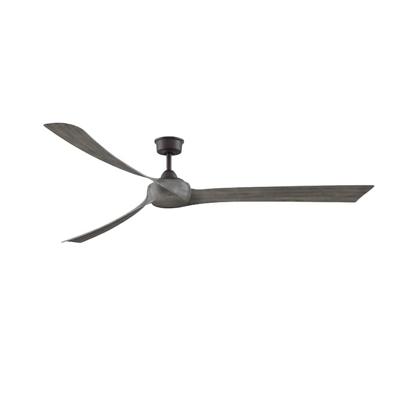 Fanimation Wrap Custom Indoor/Outdoor Smart Ceiling Fan Motor with Remote - Matte Greige