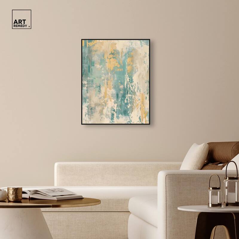 Minted Ivory II Canvas by Art Remedy