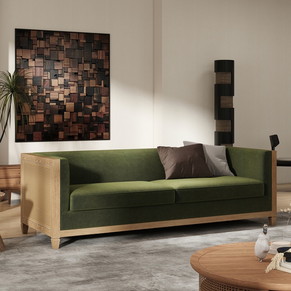 Rattan sofa brown 2025