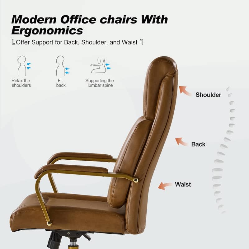 Jode Ergonomic Office Chair with Lumbar Support by HULALA HOME