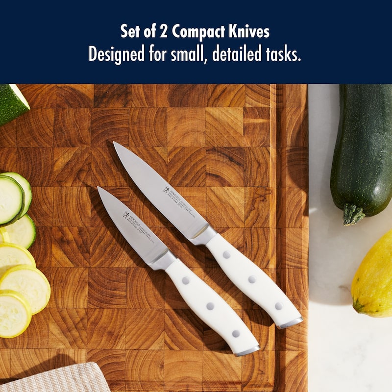 Henckels Forged Accent 2-pc Paring Knife Set - White Handle