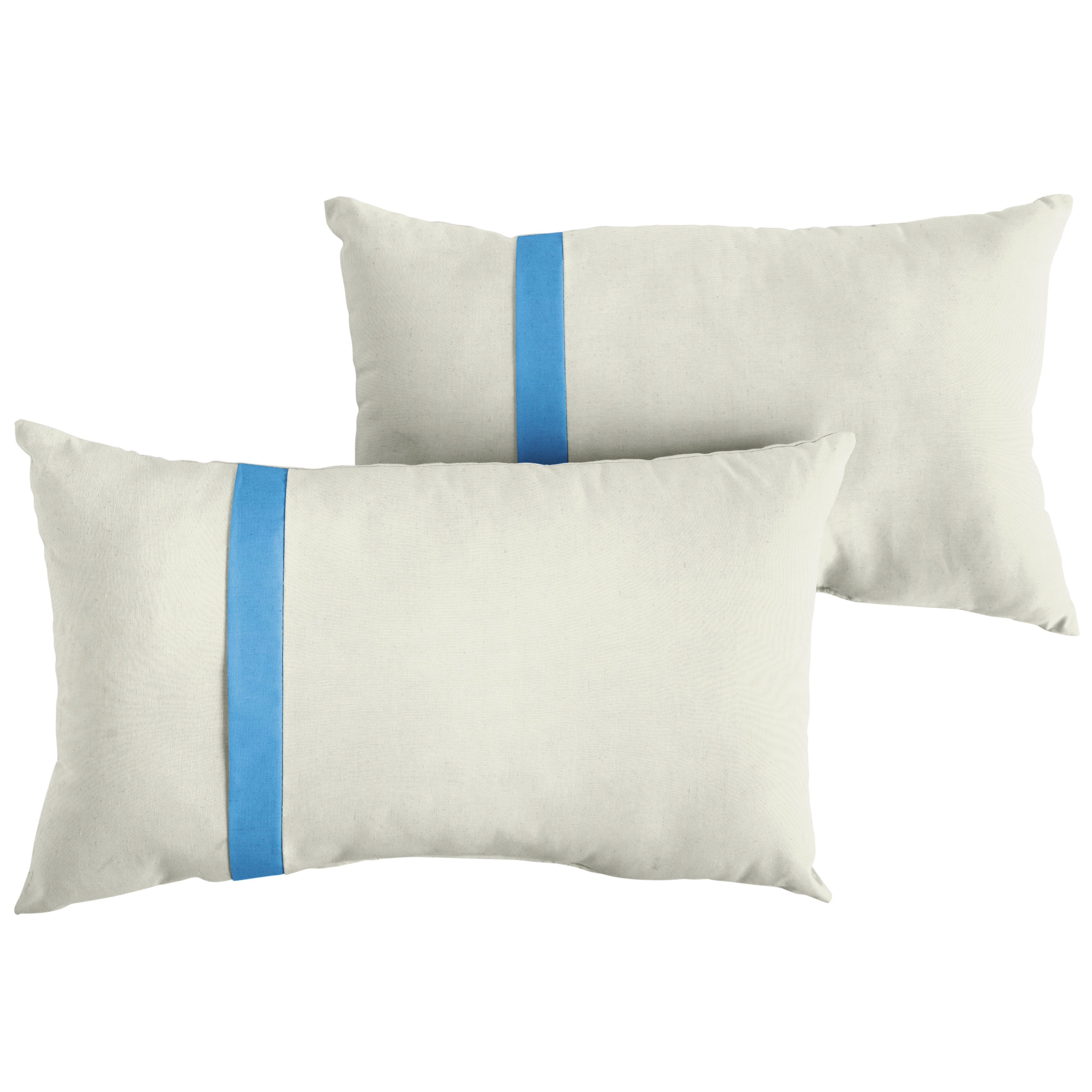 Sorra Home Sunbrella Outdoor Single Large Flange Pillow Set of 2