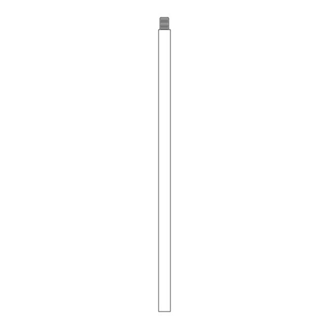 Kichler 12" Downrod Accessory - 5/8" Diameter - Anvil Iron