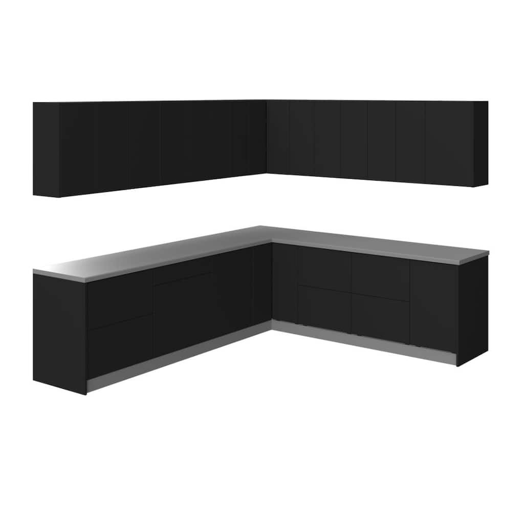 Kitchen Modern Collection Black Color Base Size 10x8,5Ft Wide - 102x120