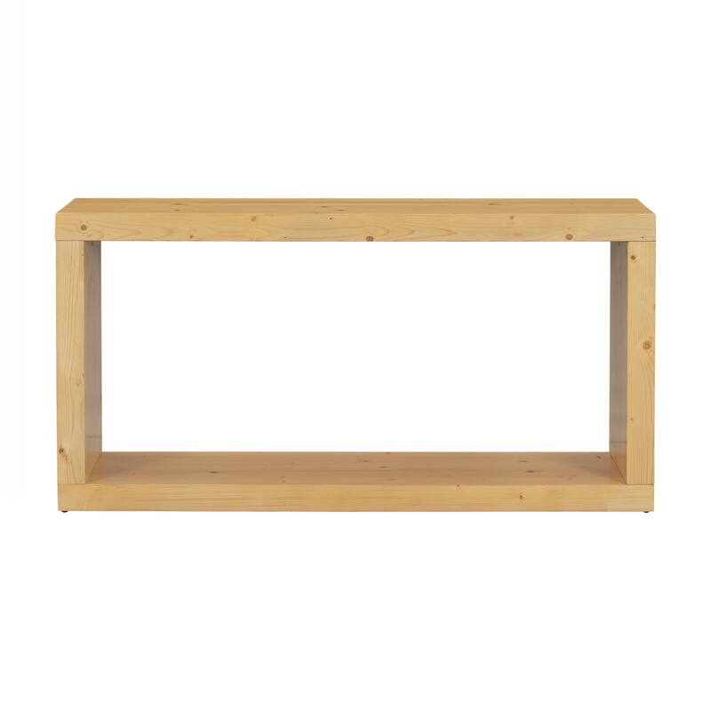 Modern Minimalist Entrance Table, Square Shaped Fashion Design, Easy to Assemble, Suitable for Entrance, Corridor, Living Room