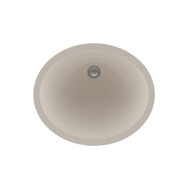 slide 2 of 6, Lexicon Platinum V210 Quartz Composite Oval Vanity Sink - Galaxy Beige Galaxy Beige