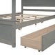 preview thumbnail 9 of 25, Full Canopy Platform Bed with Storage Drawers