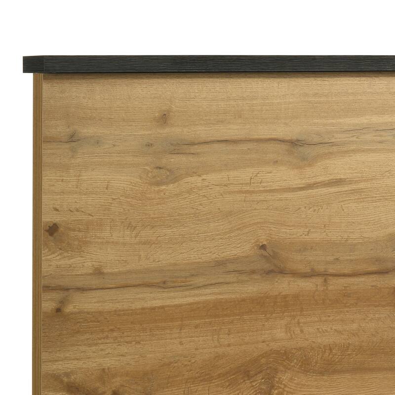 Fraser Natural Pine Queen Panel Bed