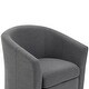 preview thumbnail 17 of 92, Modern Upholstered Swivel Barrel Chair Living Room Accent Chair