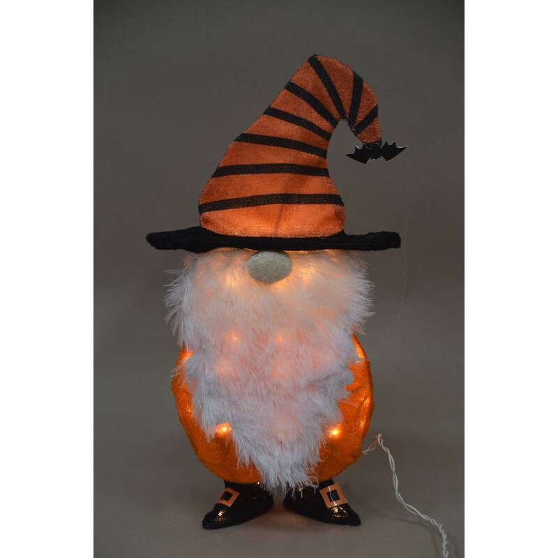 Spooky Town 20Inch 3D LED Lighted Halloween Yard Art Gnome