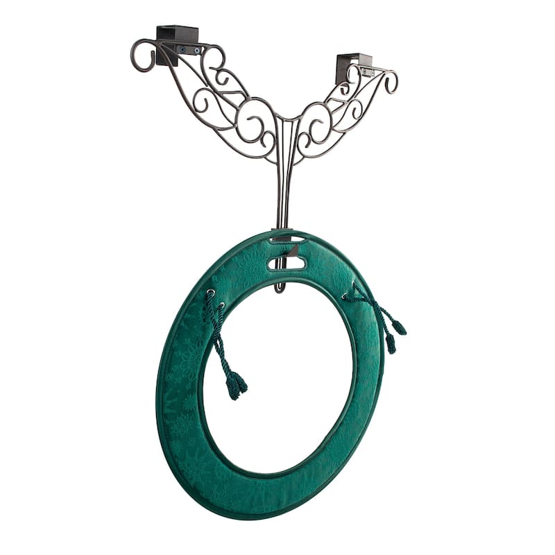 24 in Wreath Door Saver Protective Pad - Green