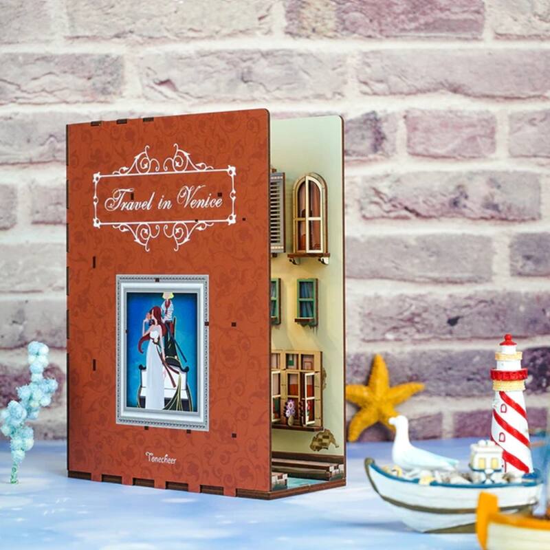 DIY 3D Book Nook Kit - Travel in Venice 127pcs