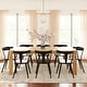 preview thumbnail 4 of 25, Poly & Bark Enzo Dining Chair - Solid Oak Wood