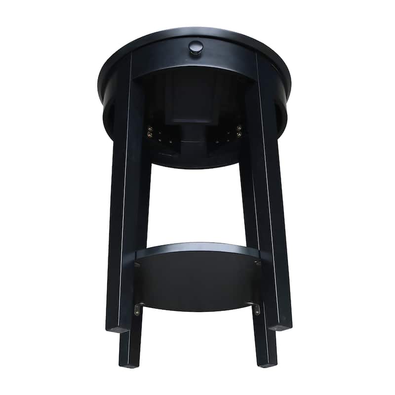 Solid Parawood Philips Accent Table