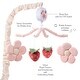 preview thumbnail 3 of 5, Bedtime Originals Flower Power Strawberry Musical Baby Crib Mobile Soother Toy