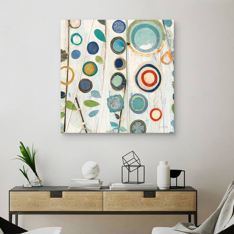 Ocean Garden I Square by Candra Boggs Canvas Art Print