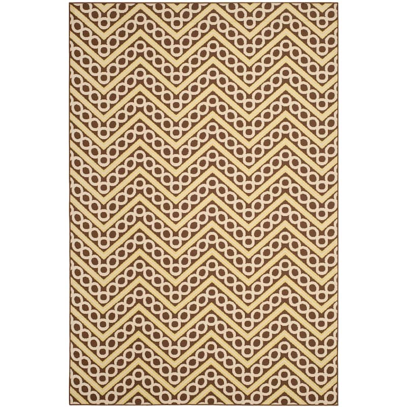 SAFAVIEH Hampton Sylvi Modern Indoor/ Outdoor Waterproof Patio Backyard