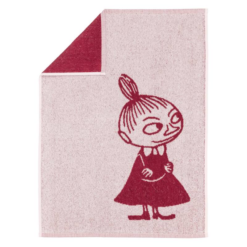 Moomin by Arabia Hand Towel 20x27.5in Little My Pink - 20 x 27.5"