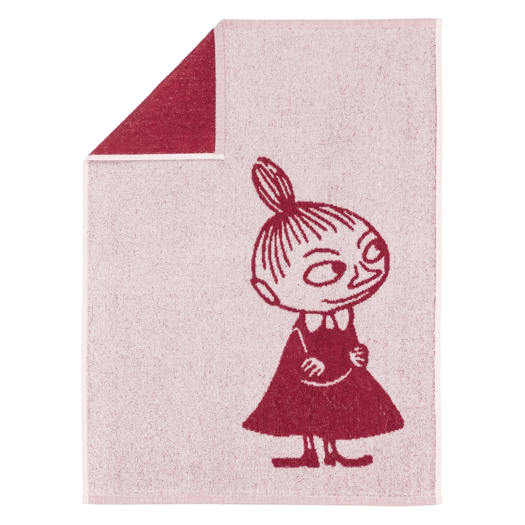 Moomin by Arabia Hand Towel 20x27.5in Little My Pink - 20 x 27.5"