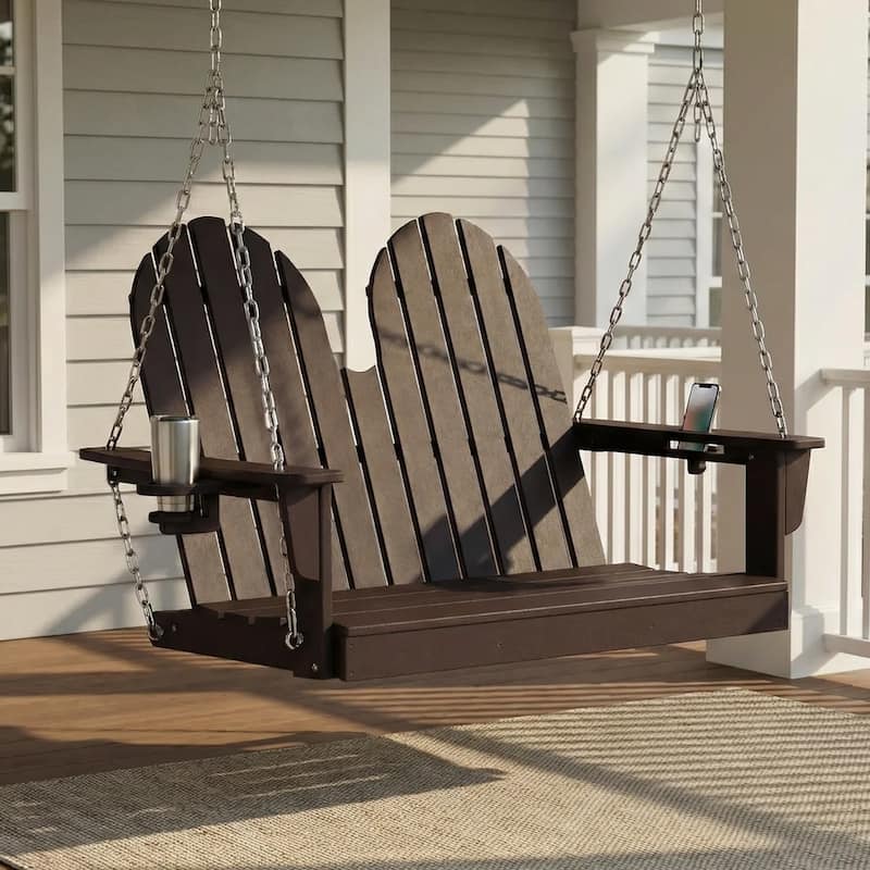 Hanniford Poly Adirondack 50 Inch Porch Swing