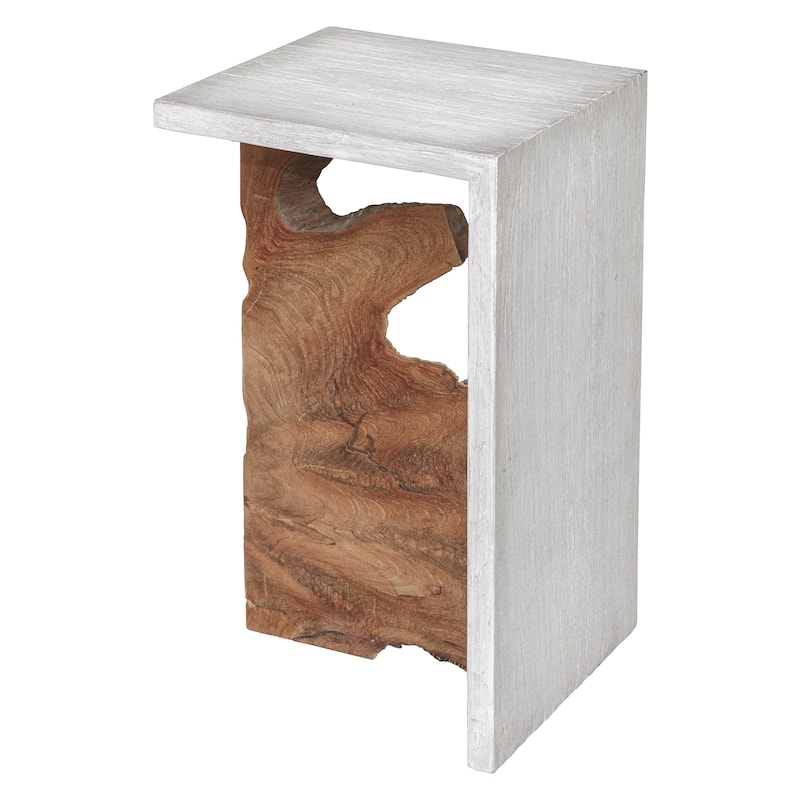 Uttermost Intersect Modern Accent Table - 11.75"W x 24"H x 13.75"D