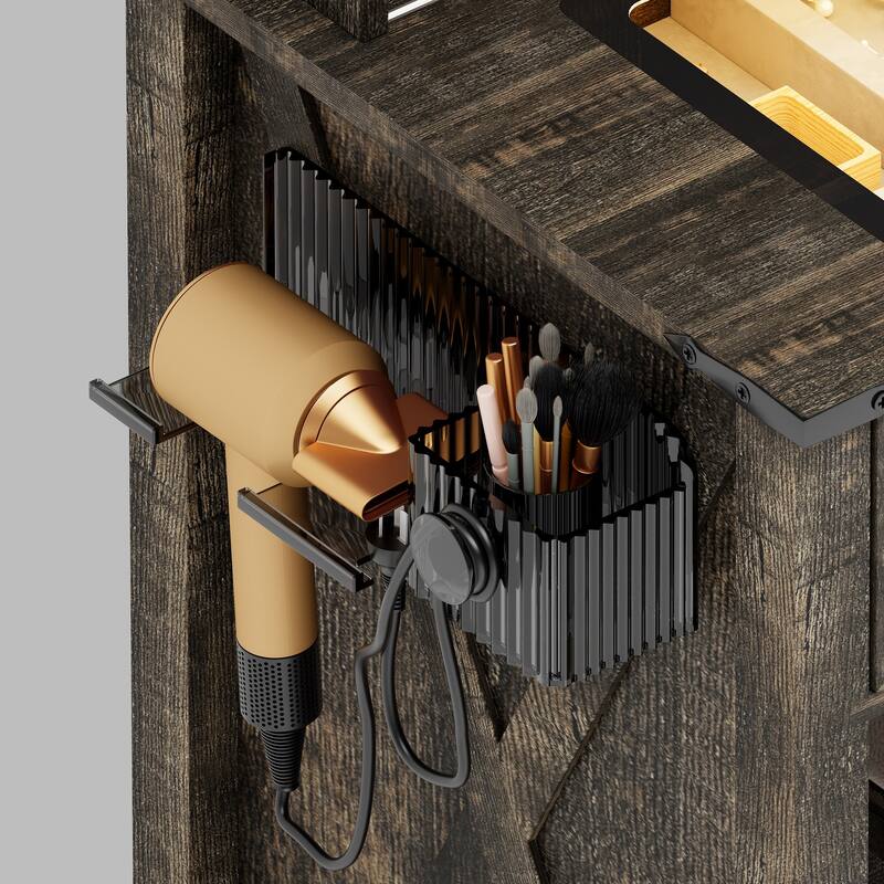Makeup Vanity With Led Light and Outlets