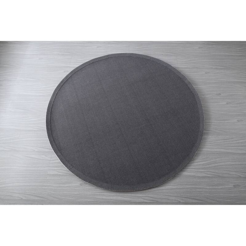 Retro Shag Collection Mixed Color Abstract Area Rug