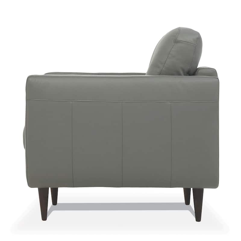 Gemma Pesto Green Button-Tufted Accent Chair