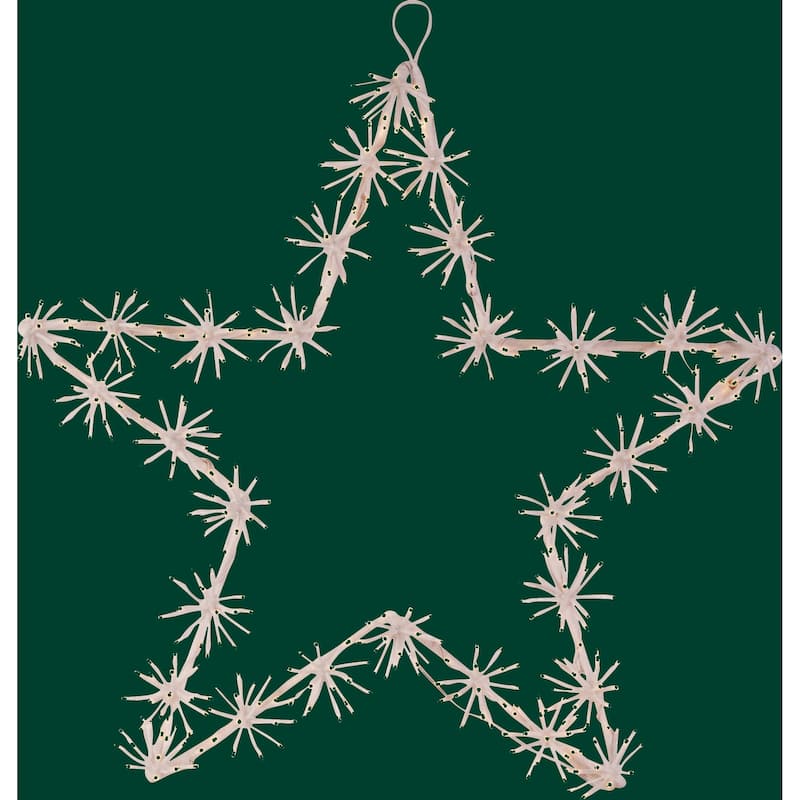 Christmas 3 ft. Star with White LED Cluster Lights