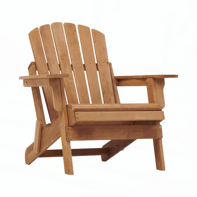 Oversize Wooden Outdoor Folding Adirondack Chair
