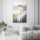 preview thumbnail 6 of 20, Oliver Gal 'Yali Majestic' Abstract Wall Art Framed Canvas Print Paint - Brown, Gray 36 x 54 - White
