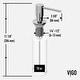 preview thumbnail 13 of 26, VIGO 10 oz. 1.5" W Bolton Kitchen Soap Dispenser
