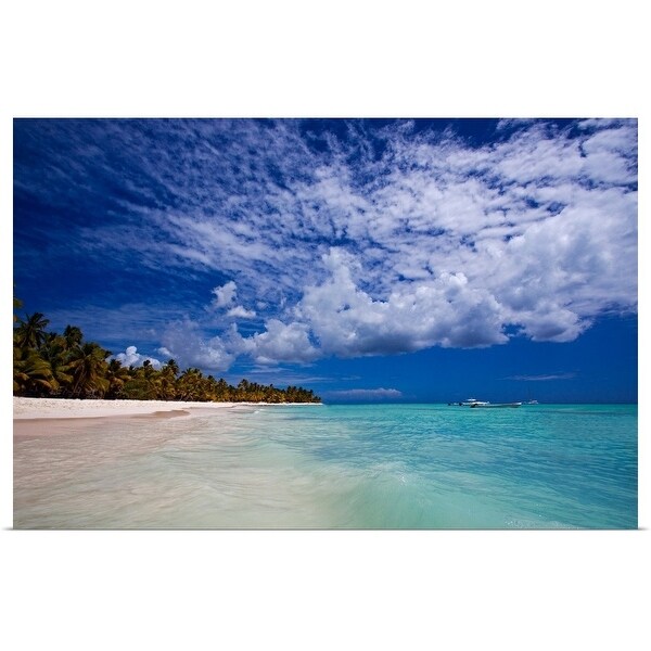"Beach, Saona Island, Dominican Republic" Poster Print