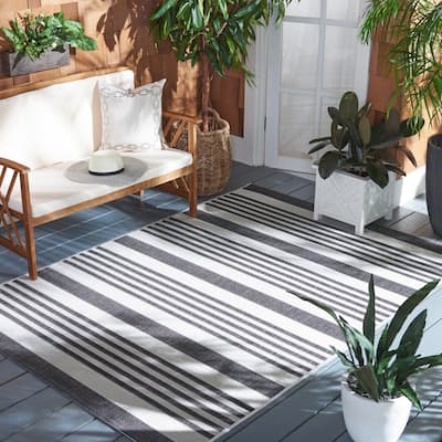 SAFAVIEH Beach House Mecbure Indoor/ Outdoor Waterproof Patio Backyard Rug