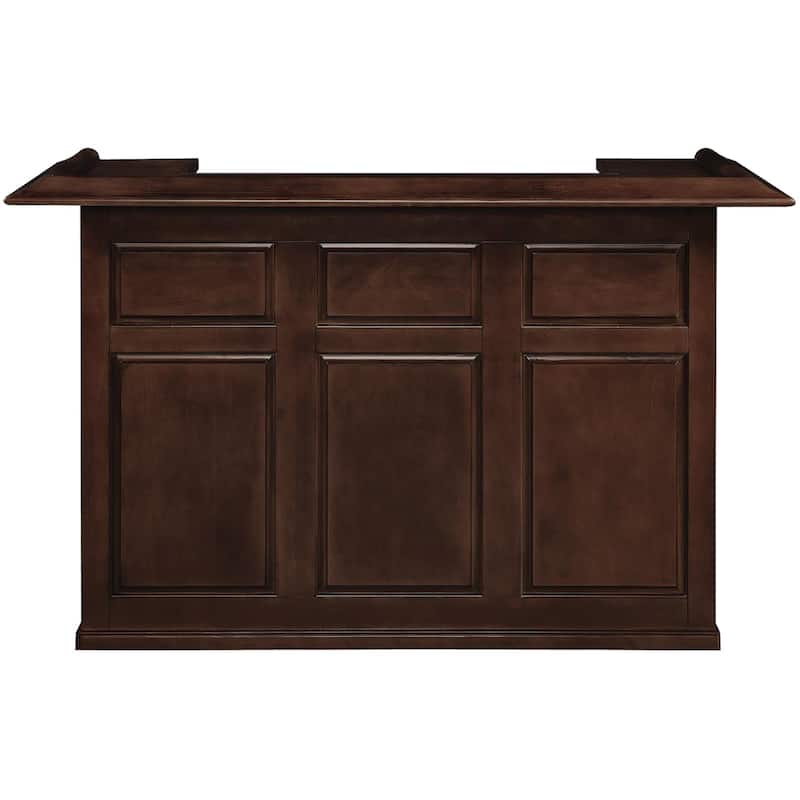 72 Inch Wood Dry Bar - Cappuccino