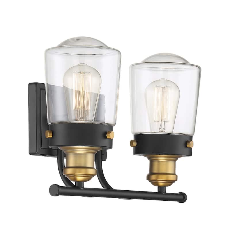 Savoy House Macauley 2 Light 15" Wide Bathroom Vanity Light