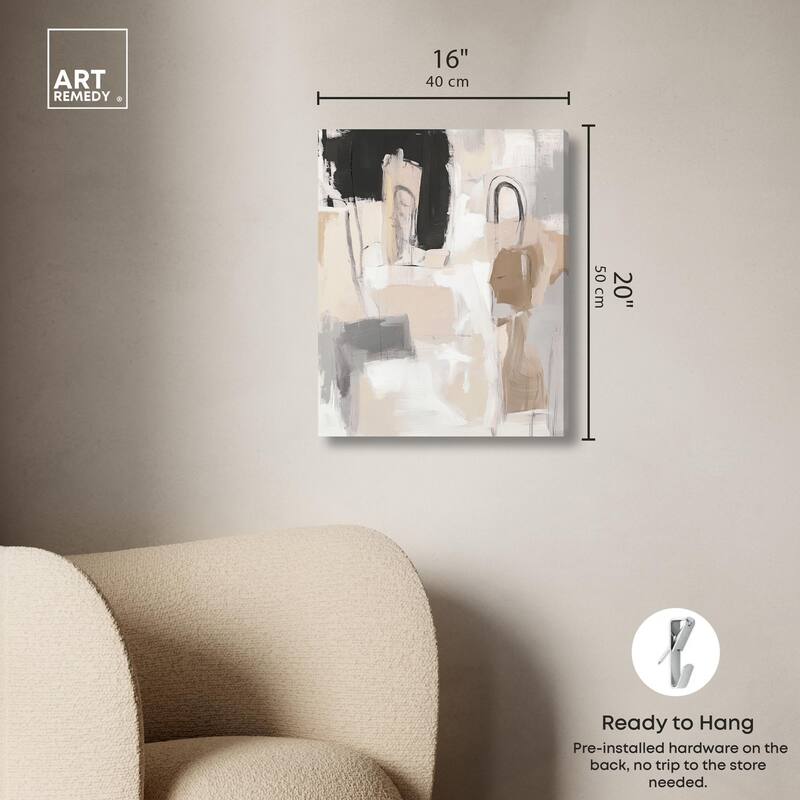 Freeform Movement II Canvas by Art Remedy, Gallery Wrapped