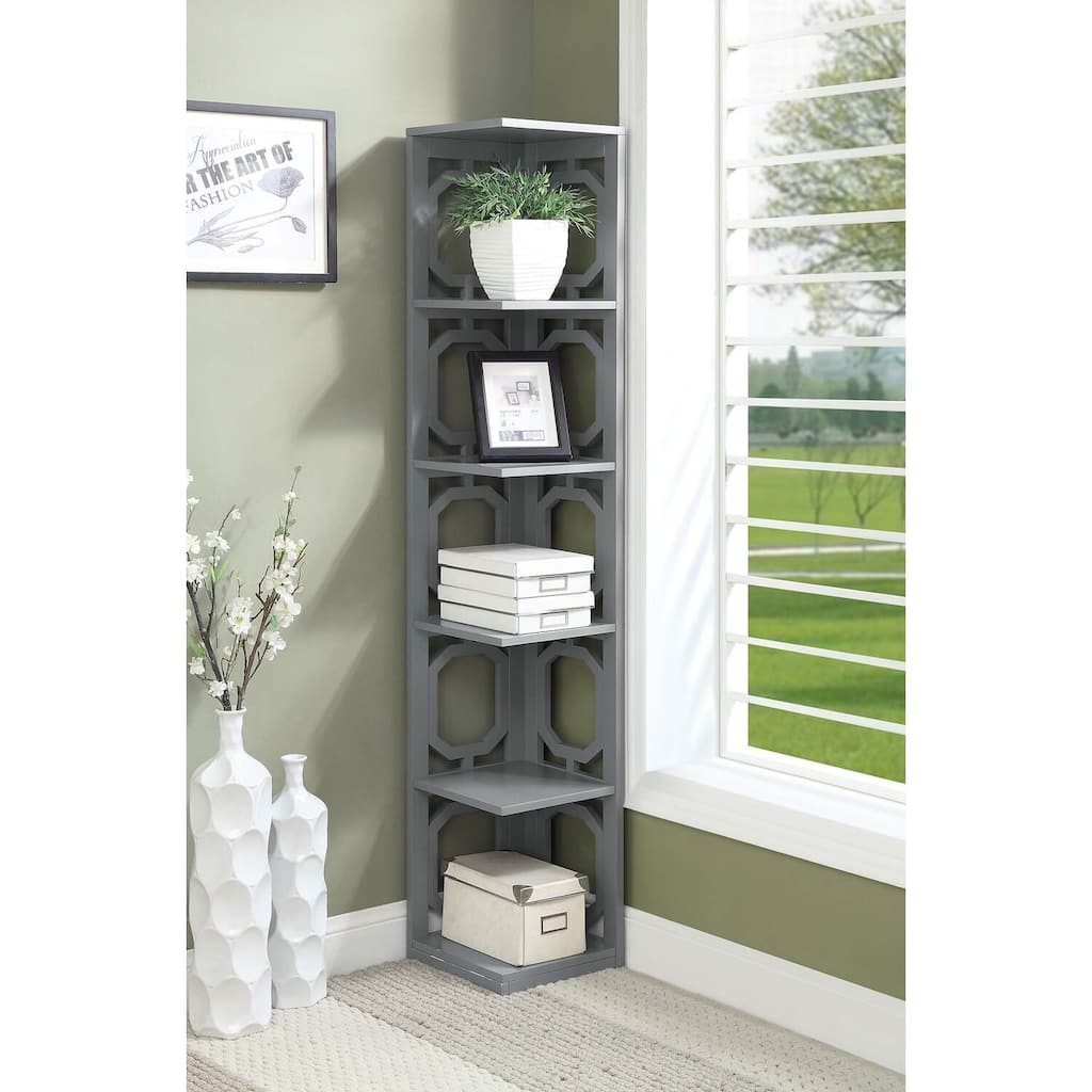 Bookcase - Spacious Shelving Unit for Books & Decor - Durable Engineered Wood Living Room Display