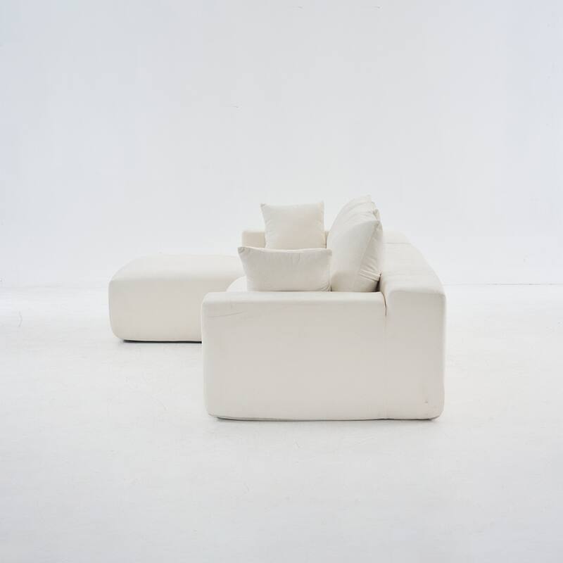 extra large deep modular sofa, cloud sofa 4-person sofa
