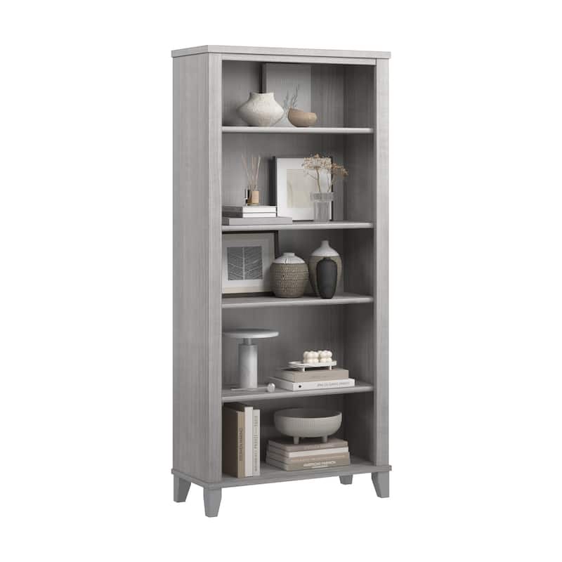 Bush Home Somerset Tall 5 Shelf Bookcase - Platinum Gray - 5 Shelf