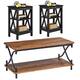 Option Brown-Black Side Table