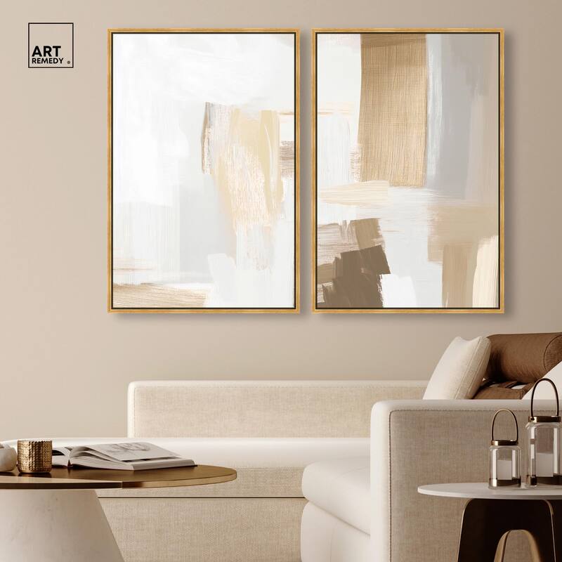 Tactile Textures I Canvas Set of 2 by Art Remedy