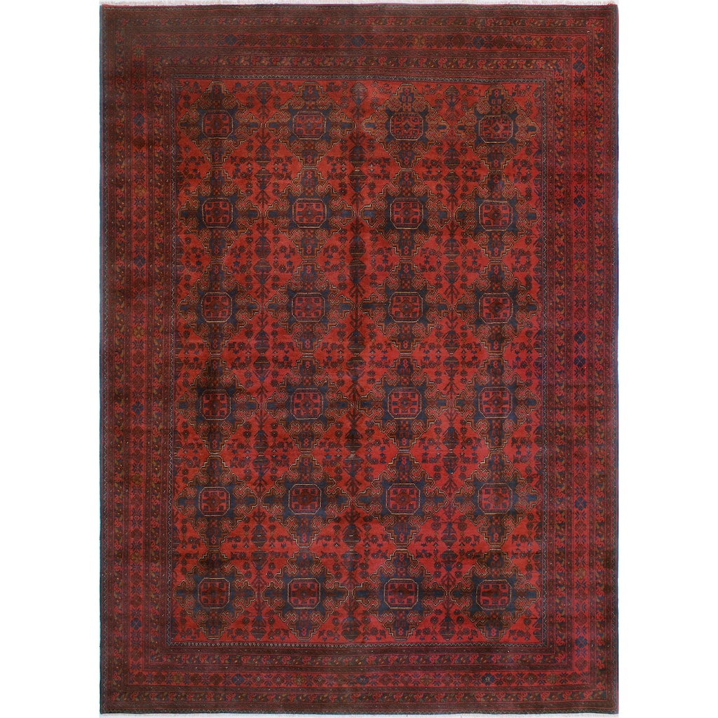 Khal Mohammadi Vinnie Red/Navy Rug - 8'2" x 11'1"