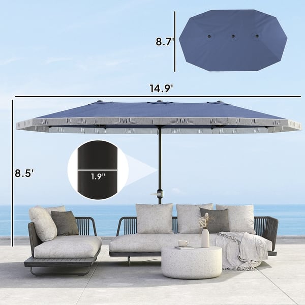 Patio Umbrella With Cranknull