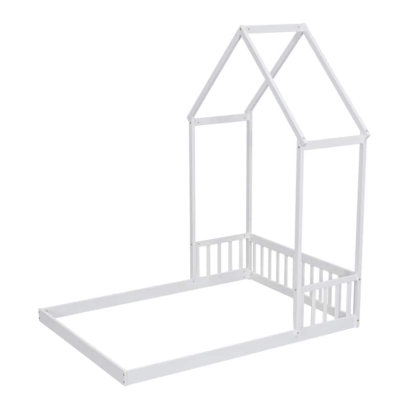 WW Full Bed with Side Bookcase